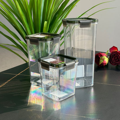 دەفری هەڵگرتنی خۆراک بە ٣ قەبارە