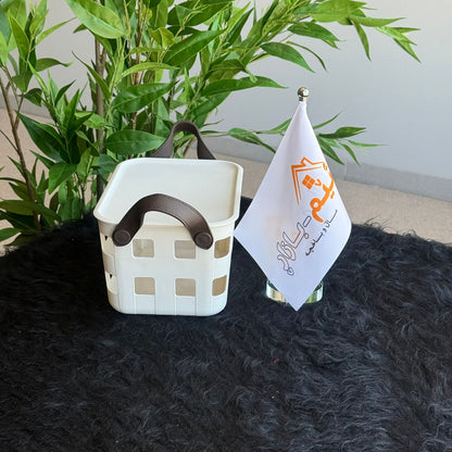 سلال تخزين بلاستيكية بتصميم قابل للتكديس والتهوية مع مقابض