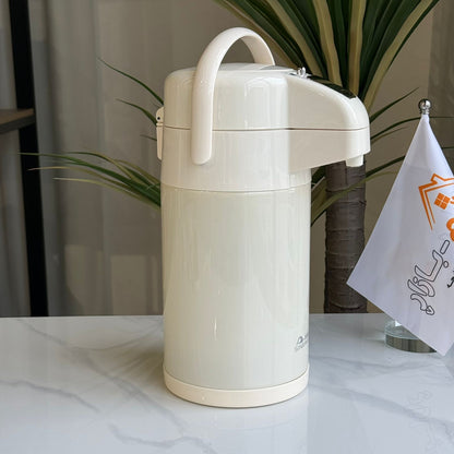 Elegant Off-White Coffee & Tea Server