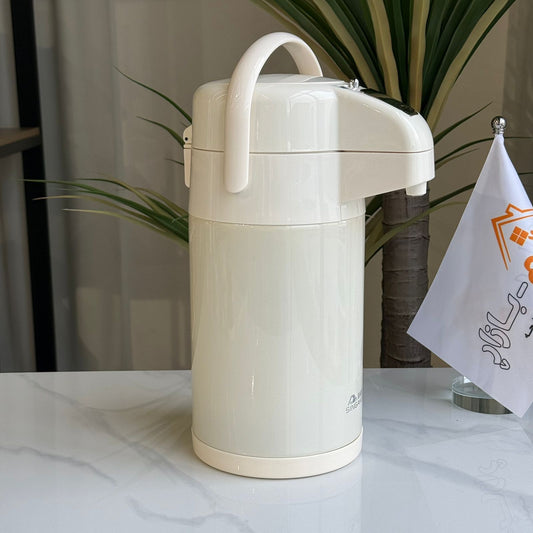 Elegant Off-White Coffee & Tea Server