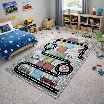 2.25x1.5m Modern Carpets - Cut & Loop Collection