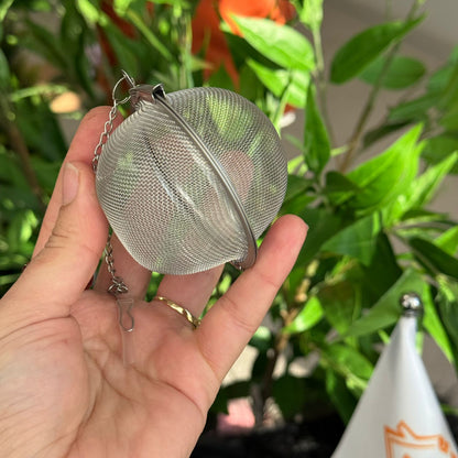 كرة مصفاة الشاي والتوابل العشبية