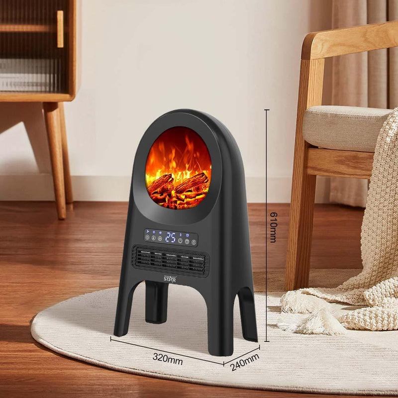 Electric Fireplace Space Heater