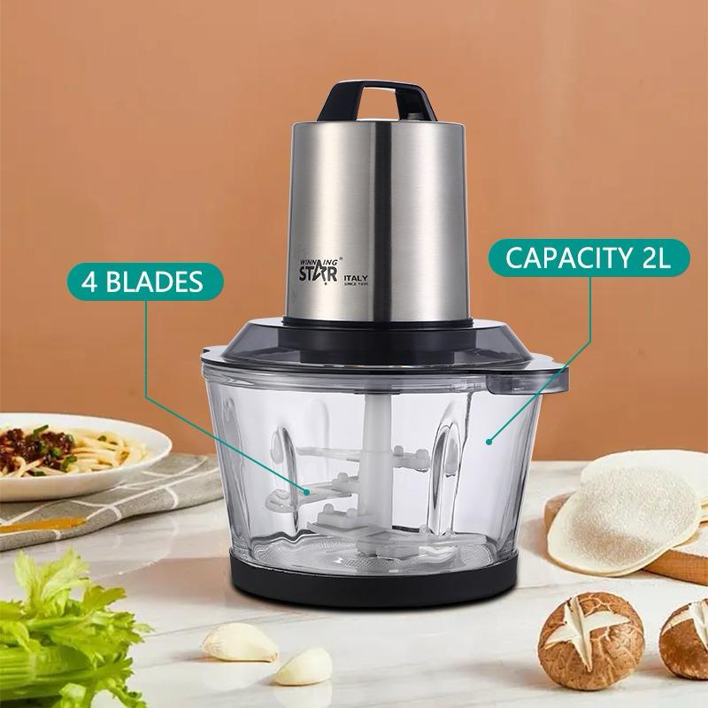 Glass Bowl Multi-Functional Quick Food Chopper