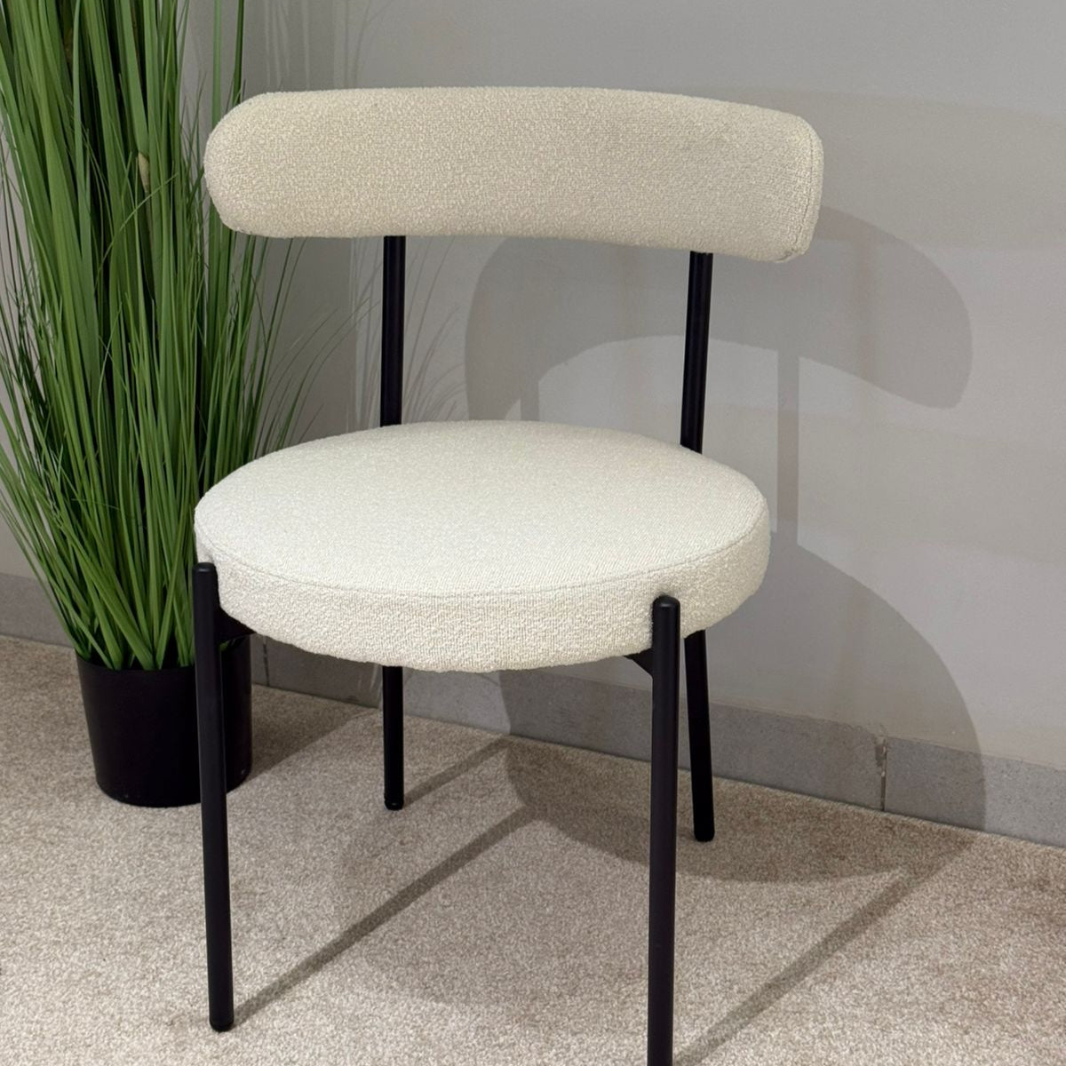 Tina Modern Metal Indoor Chair