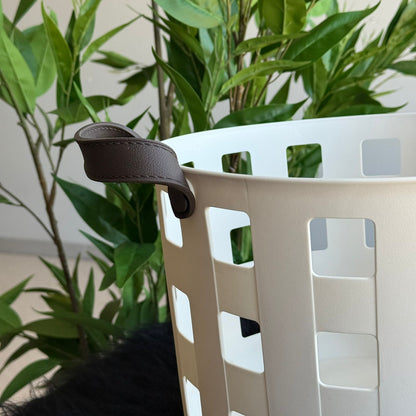 سلات تخزين دائرية متعددة الأغراض بمقابض