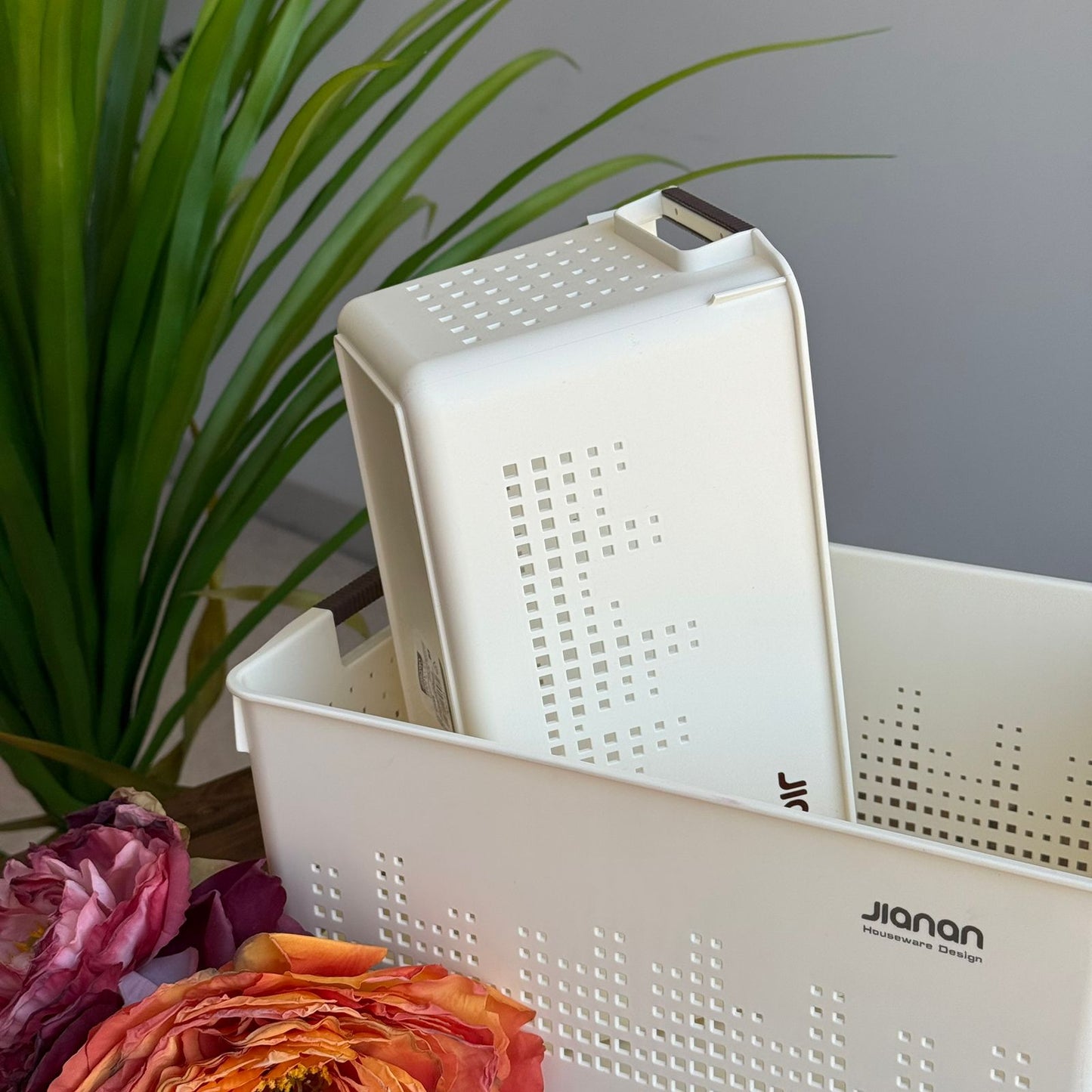 2-Sized Durable Multi-Purpose Storage Baskets