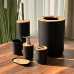 6 PCS Modern Round Bathroom Accessories Set