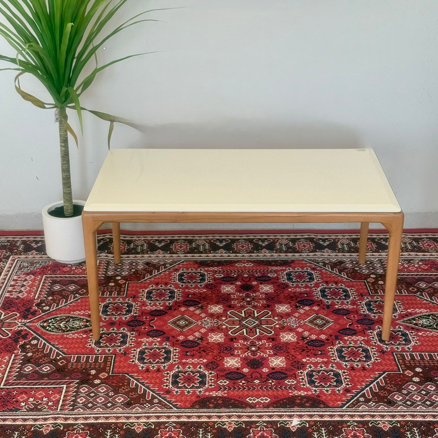 Luca - Modern Durable Table Set - Beige & Grey