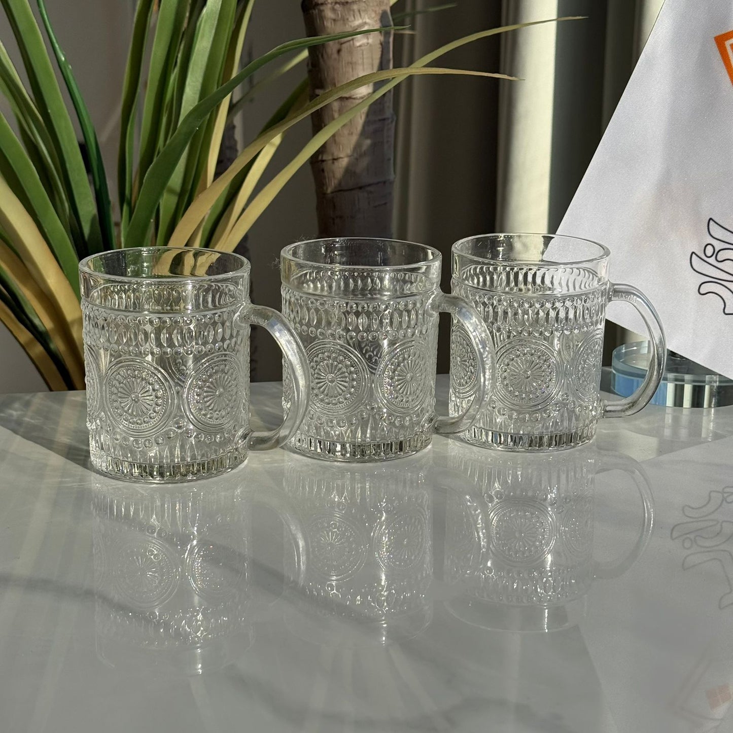 Luxury Elegant Tea Cups - Set Of 3