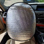 Aluminum Car Steering Wheel Sun Visor