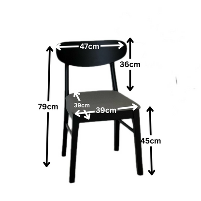 IYAN- کورسی نانخواردنی دار مۆدێرن لەگەڵ کورسی کوشن