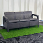 3-Person Modern Garden Seating Sofa