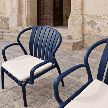 Modern Luxury Durable Outdoor Seating Set - Navy Blue