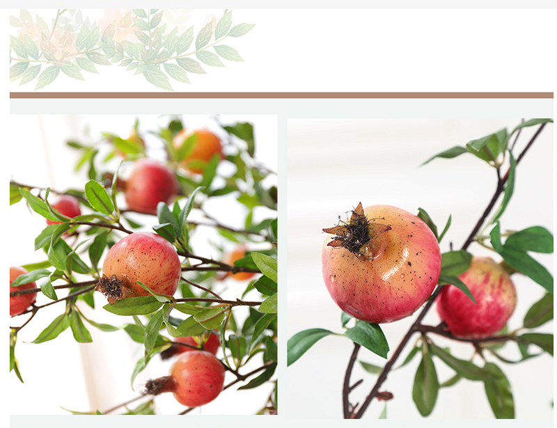 Pomegranate Branch - False Fruits
