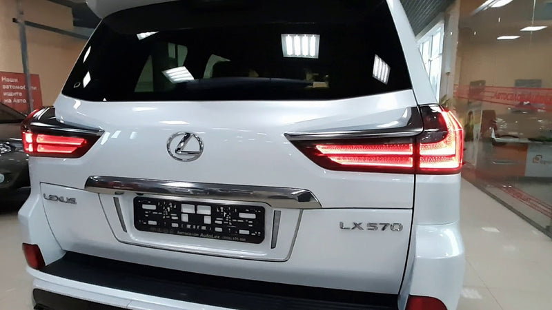 Lexus LX570 LX450D 2018 Rear License Plate with LED