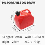 10L Portable Fuel Gas Oil Storage Cans