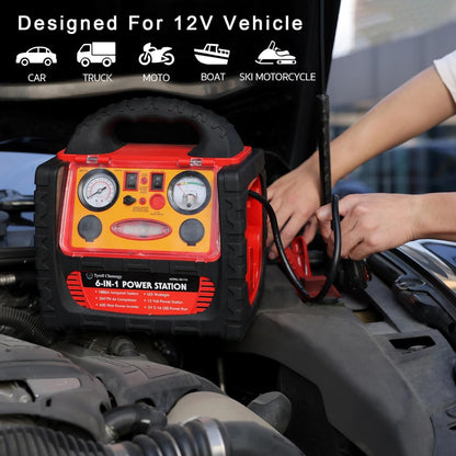 1400Amps 6-in-1 Portable Power Station