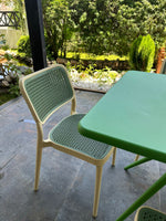 Hely Plastic Table & Mary Chair Outdoor Furniture Set