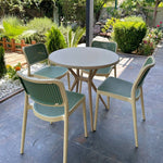 Sam Plastic Table & Mary Chair Outdoor Furniture Set