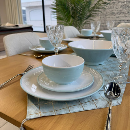 24 قطعة - طقم أواني طعام عصرية أنيقة