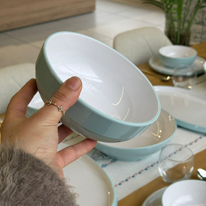 18 قطعة - طقم أواني طعام عصرية أنيقة