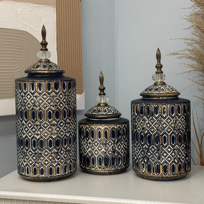 کۆمەڵە گۆزەی دیکۆراتی کلاسیک