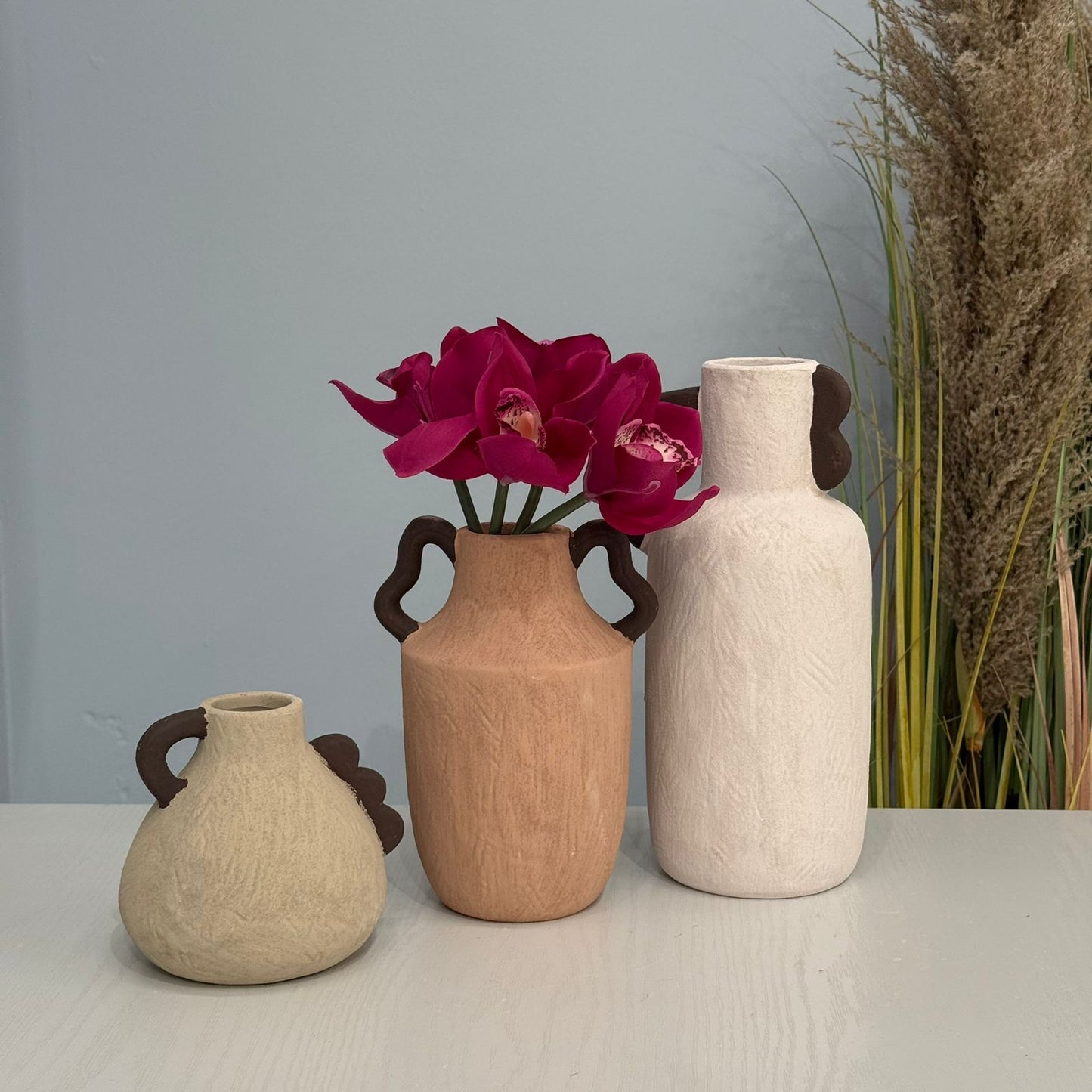 Antique Decorative Vase Set (3 Pieces)