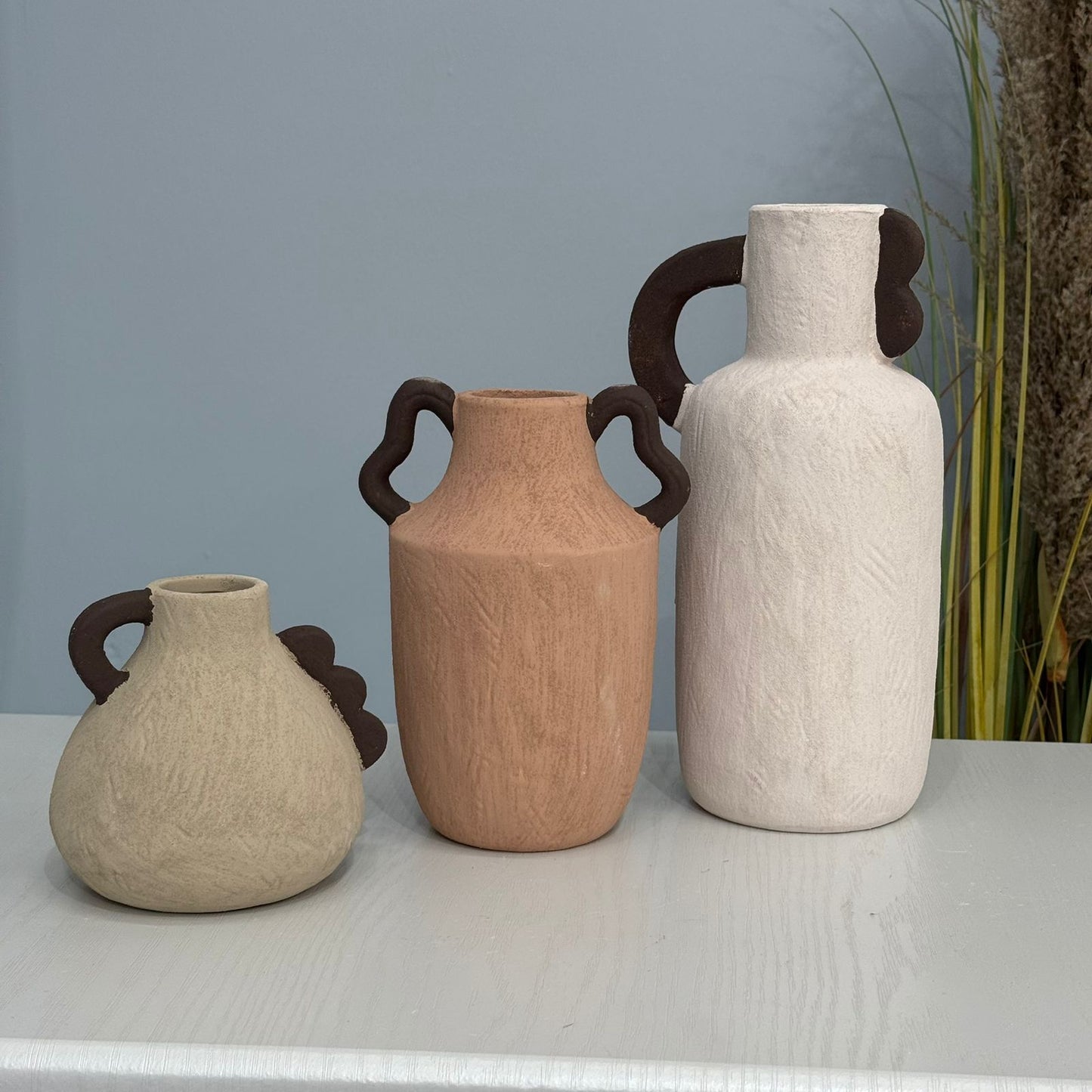 Antique Decorative Vase Set (3 Pieces)