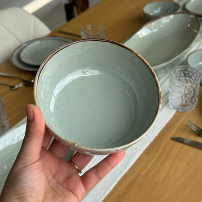 22 قطعة - طقم أواني طعام فاخرة وأنيقة