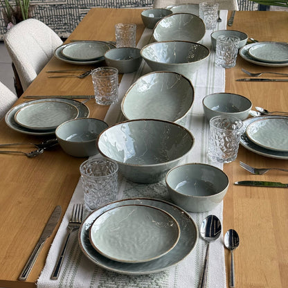 22 قطعة - طقم أواني طعام فاخرة وأنيقة