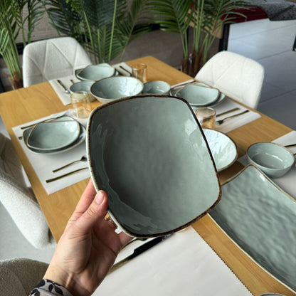 22 قطعة - طقم أواني طعام فاخرة