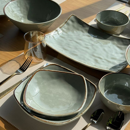 22 قطعة - طقم أواني طعام فاخرة