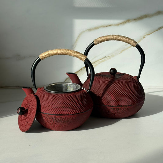 Stoneware Teapot with Stainless Steel Infuser