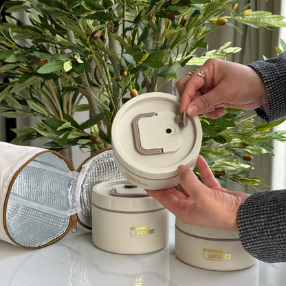 Stainless Steel Insulated Lunch Bowl with Thermal Bag