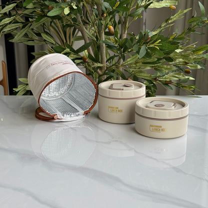 Stainless Steel Insulated Lunch Bowl with Thermal Bag