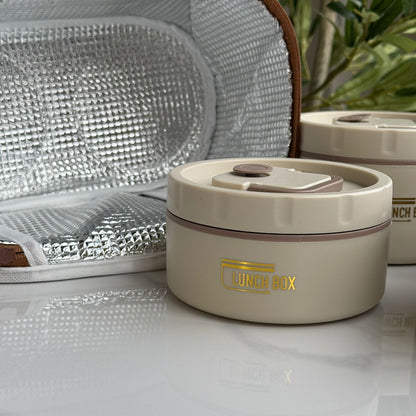 Stainless Steel Insulated Lunch Bowl with Thermal Bag