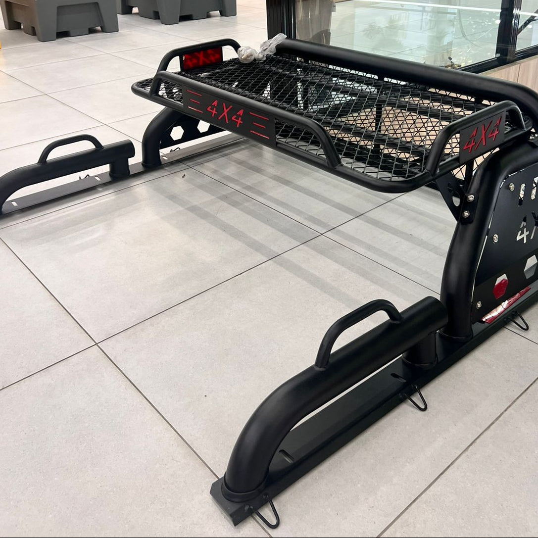 Heavy-Duty 4x4 Off-Road Cargo Carrier Rack with Raised Protective Rail