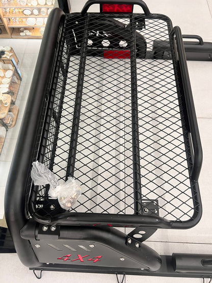 Heavy-Duty 4x4 Off-Road Cargo Carrier Rack with Raised Protective Rail