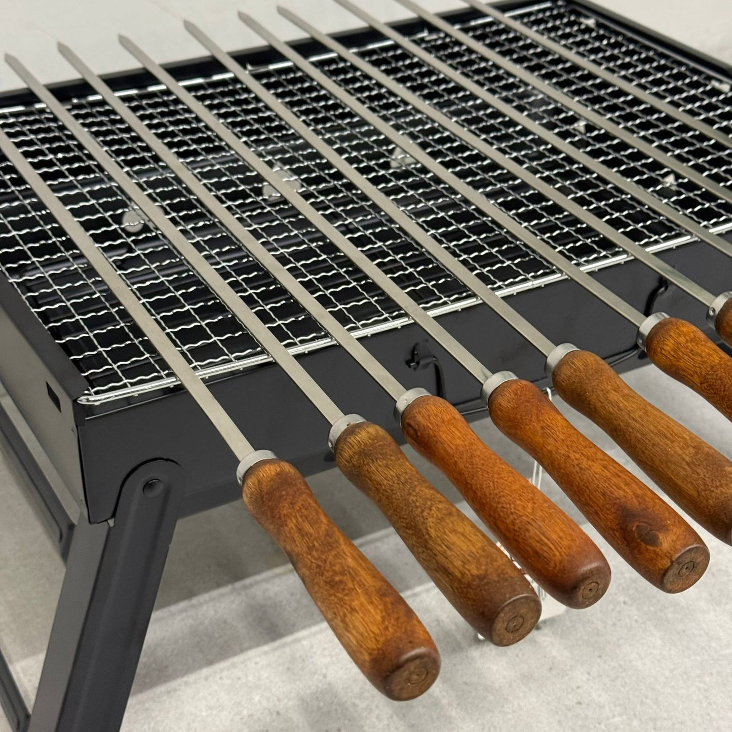 سێت شیشەی برژاندنی بە هێز و کارا بە دەستە دار - ١٠ دانە