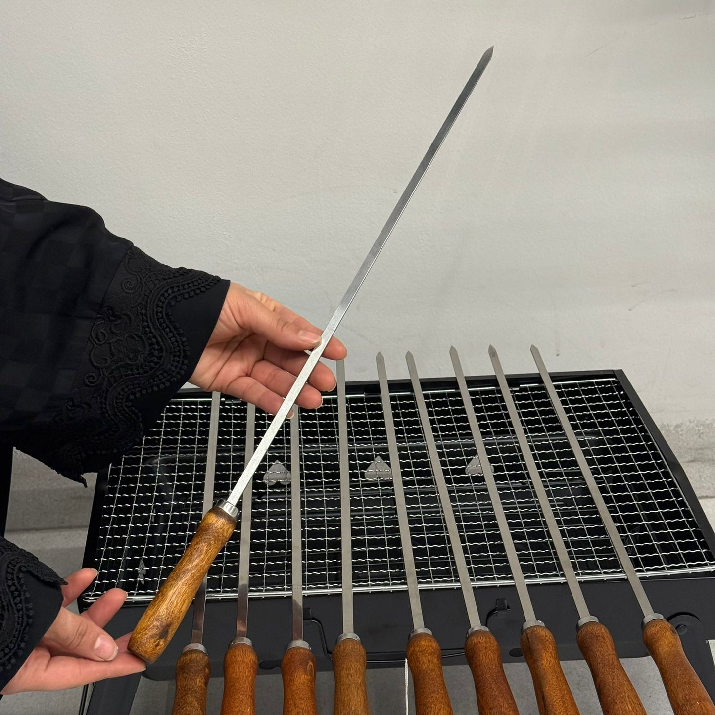 سێت شیشەی برژاندنی بە هێز و کارا بە دەستە دار - ١٠ دانە