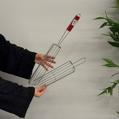 سەبەتەی برژاندن بە دەستە دار