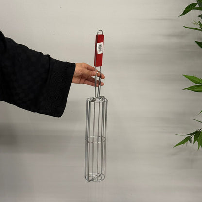 سەبەتەی برژاندن بە دەستە دار