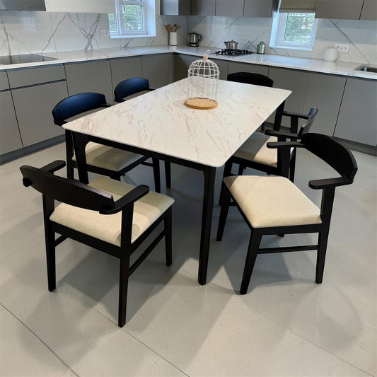 YANICE MARBLE & DYLAN ZAN سێتی مۆدێرنی نانخواردن