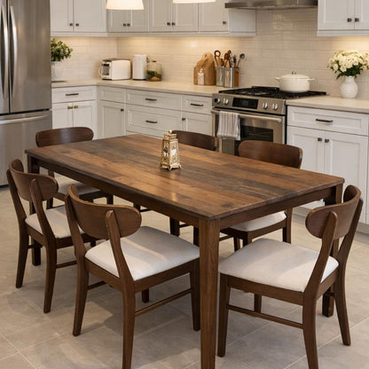 ADRIAN Old Style Table & IYAN Modern Chair Luxury Dining Set
