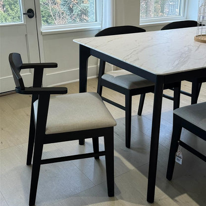 YANICE MARBLE & DYLAN ZAN Modern Chair Luxury Dining Set