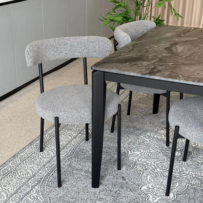MARQUEE PALADIN Table & Tina Modern Chair – Luxury Dining Set