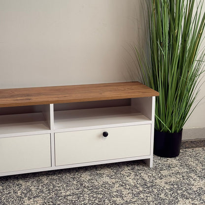 Minimalist Modern TV Table with Storage
