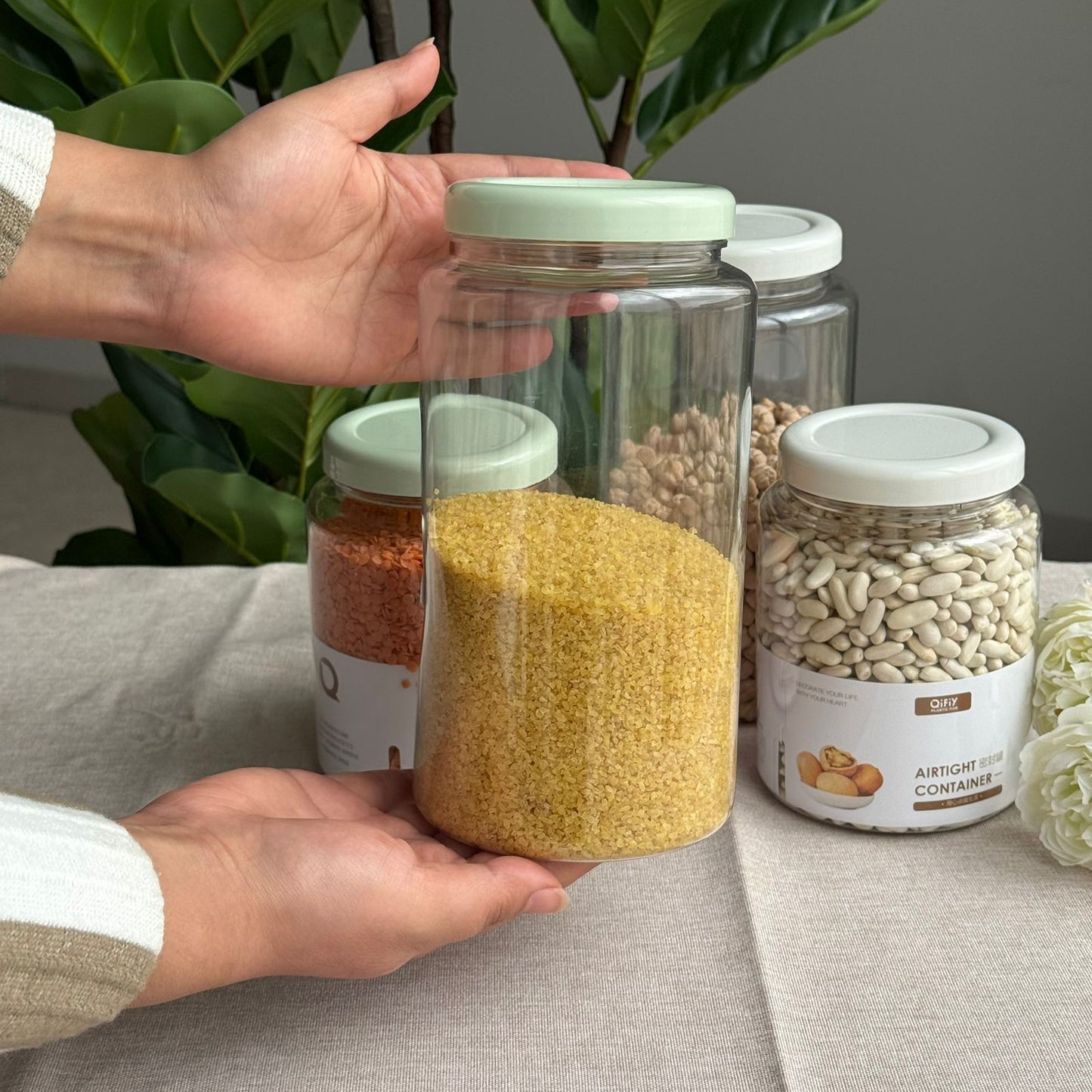 Multi-Purpose Food Storage Jars