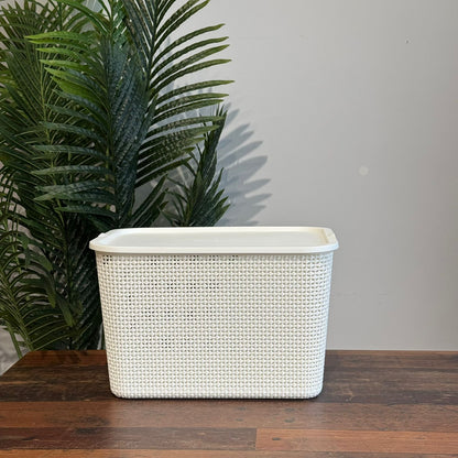 Durable Multi-Purpose Storage Basket With Cover